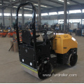 Ride-on mini hydraulic vibratory double drum road roller price FYL-900